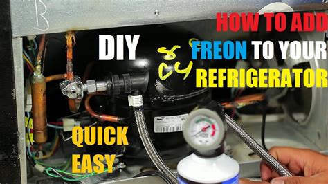 How To Correctly Add Freon to your Refrigerator R134a 